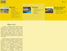 Tablet Screenshot of firmesycarreteras.com